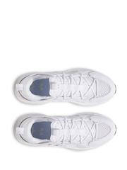 Under Armour White/Silver Infinite MVMNT Trainers - Image 4 of 5