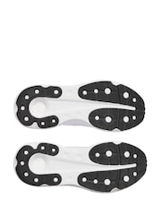 Under Armour White/Silver Infinite MVMNT Trainers - Image 5 of 5