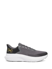 Under Armour Grey/Yellow Charged Rogue Trainers - Image 1 of 5