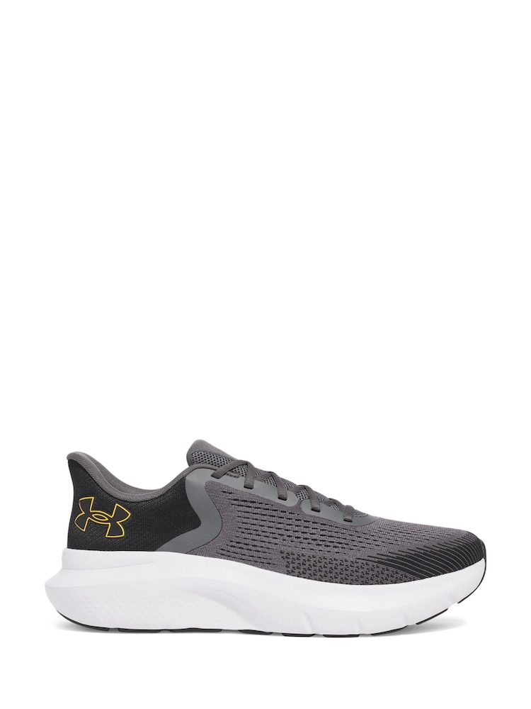 Under Armour Grey/Yellow Charged Rogue Trainers - Image 1 of 5