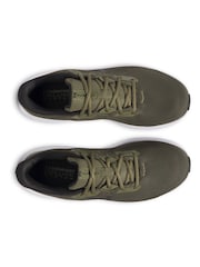 Under Armour Khaki Green Charged Pursuit 4 Trainers - Image 4 of 5
