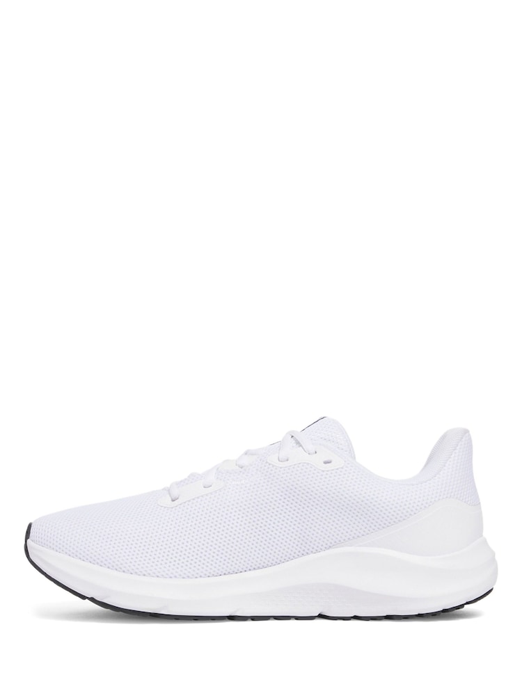 Under Armour White/Black Charged Pursuit 4 Trainers - Image 2 of 4