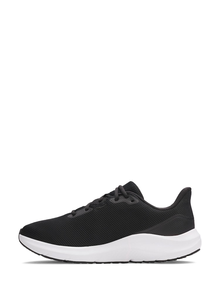 Under Armour Black/White Charged Pursuit 4 Trainers - Image 2 of 5