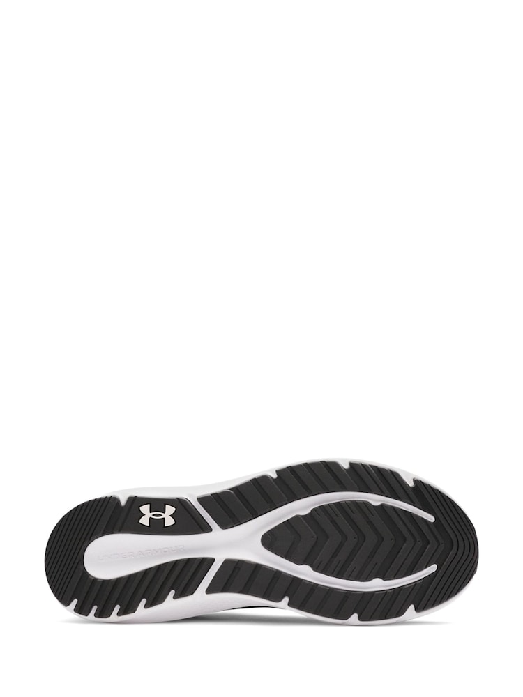 Under Armour Black/White Charged Pursuit 4 Trainers - Image 5 of 5