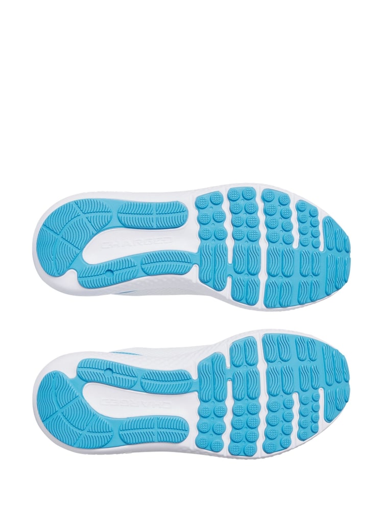 Under Armour White/Blue Surge 4 Trainers - Image 5 of 5