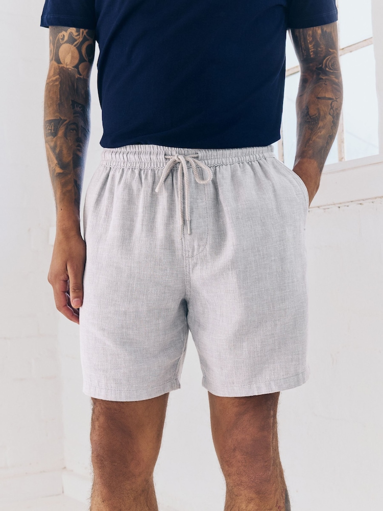 Marine/Gris - Short en coton Lin Dock 2 Pack - Image 3 of 13
