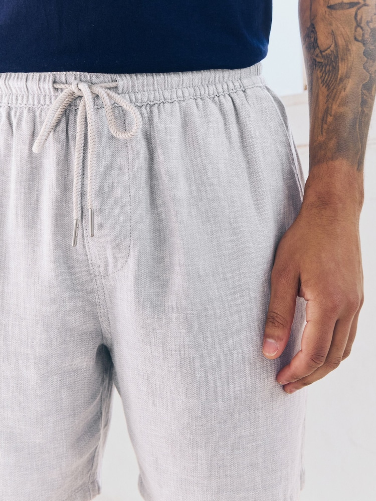Marine/Gris - Short en coton Lin Dock 2 Pack - Image 6 of 13