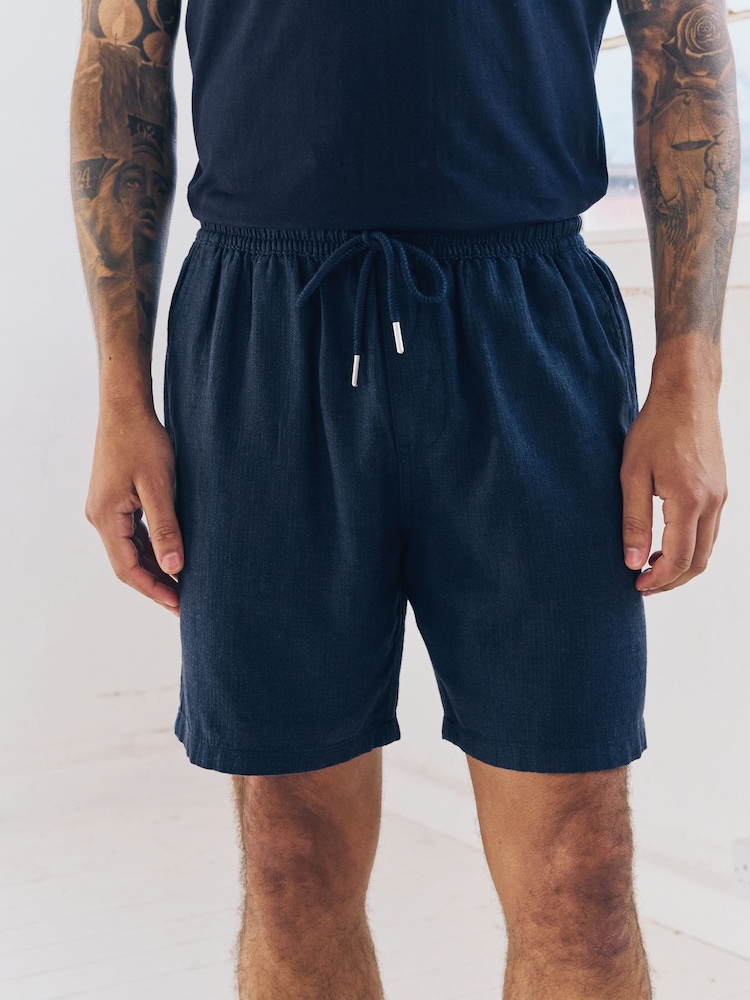 Marine/Gris - Short en coton Lin Dock 2 Pack - Image 7 of 13