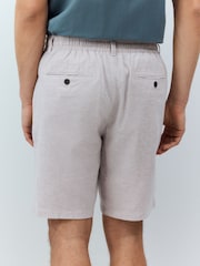 Pierre - Short chino à taille élastique en lin - Image 3 de 5