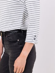 Lakeland Clothing Belinda Striped Breton 100% Cotton Top - Image 5 of 5