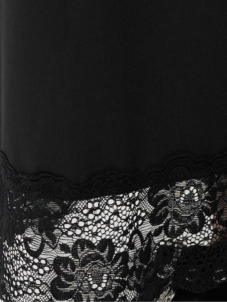 Jigsaw Black Modal Lace Trousers - Image 5 of 5