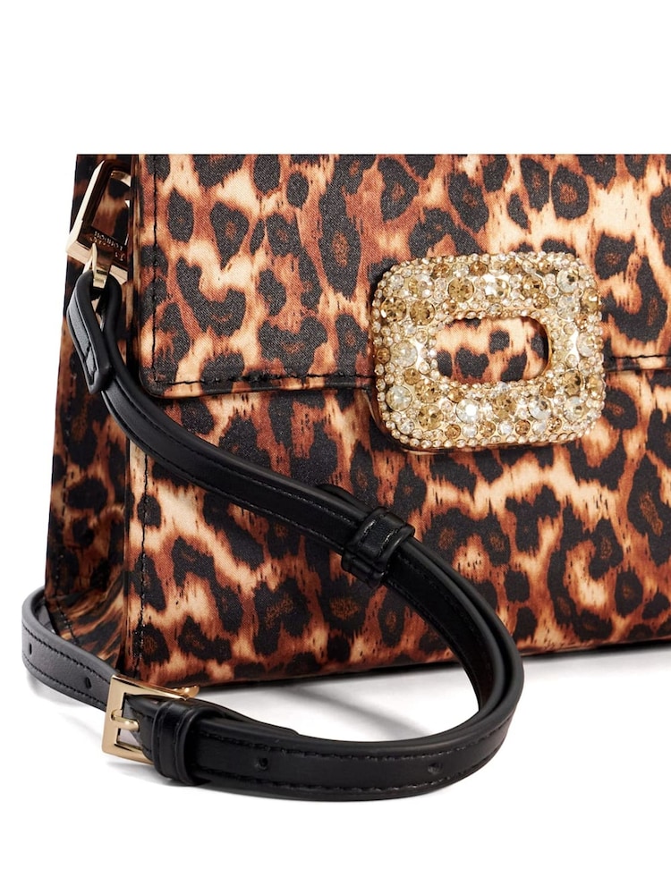Dune London Animal Bolenna Brooch Trim Bag - Image 9 of 9