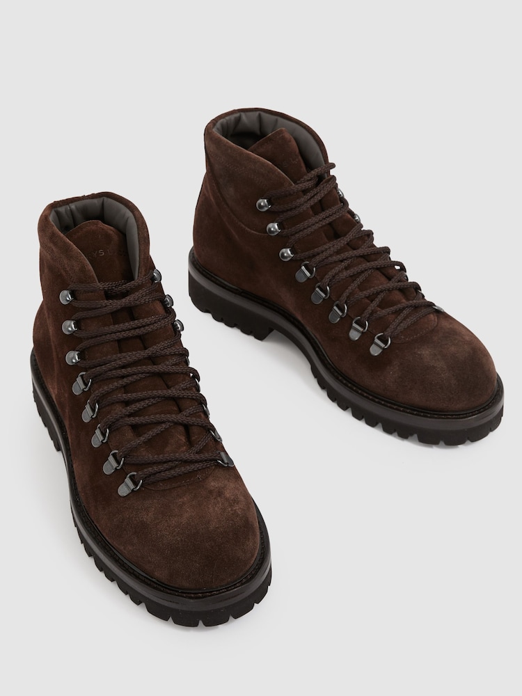 Harrys London Suede Hiking Boots - Image 3 of 4