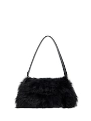 Dune London Black Chrome Chelsea Pillow Leather Shoulder Bag - Image 3 of 6