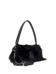 Dune London Black Chrome Chelsea Pillow Leather Shoulder Bag - Image 4 of 6
