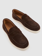 Harrys Of London Suede Penny mokasini - Slika 4 iz 4