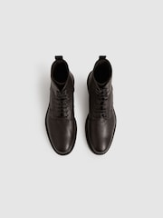 Harrys London Deerskin Ankle Dark Brown Boots - Image 2 of 4