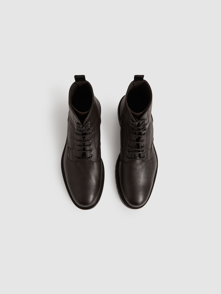 Harrys London Deerskin Ankle Dark Brown Boots - Image 2 of 4