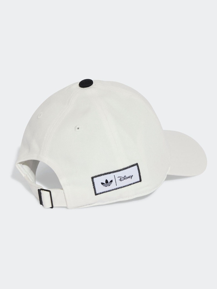 adidas Originals White/Black Little Kids Disney Mickey Mouse 100% Cotton cap - Image 2 of 4