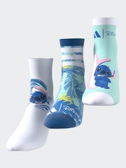 adidas Little Kids Disney Lilo and Stitch Socks 3 Pack - Bild 1 von 5