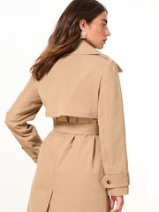 Lipsy Relaxed Longline Trench Coat - Image 5 of 5