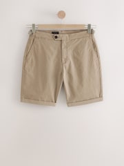 Stone Signature Silk Blend Chino Shorts - Image 1 of 5