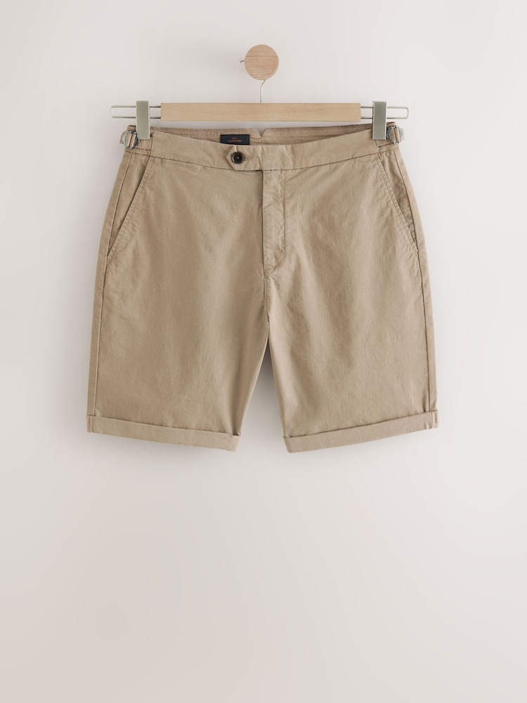 Stone Signature Silk Blend Chino Shorts - Image 1 of 5
