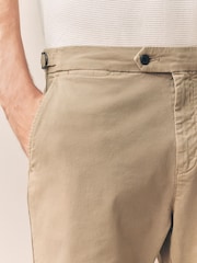 Stone Signature Silk Blend Chino Shorts - Image 6 of 12