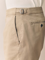 Stone Signature Silk Blend Chino Shorts - Image 7 of 12