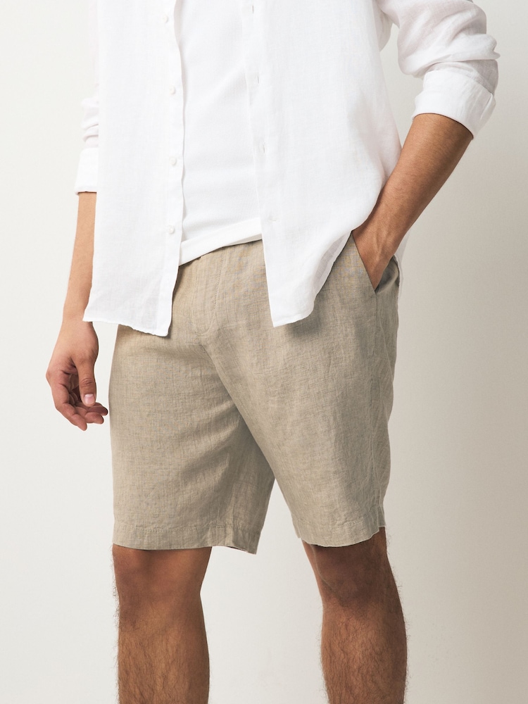 Stone 100% Linen Chinos - Image 1 of 11 Stone 100% Linen Chinos - Image 1 of 11