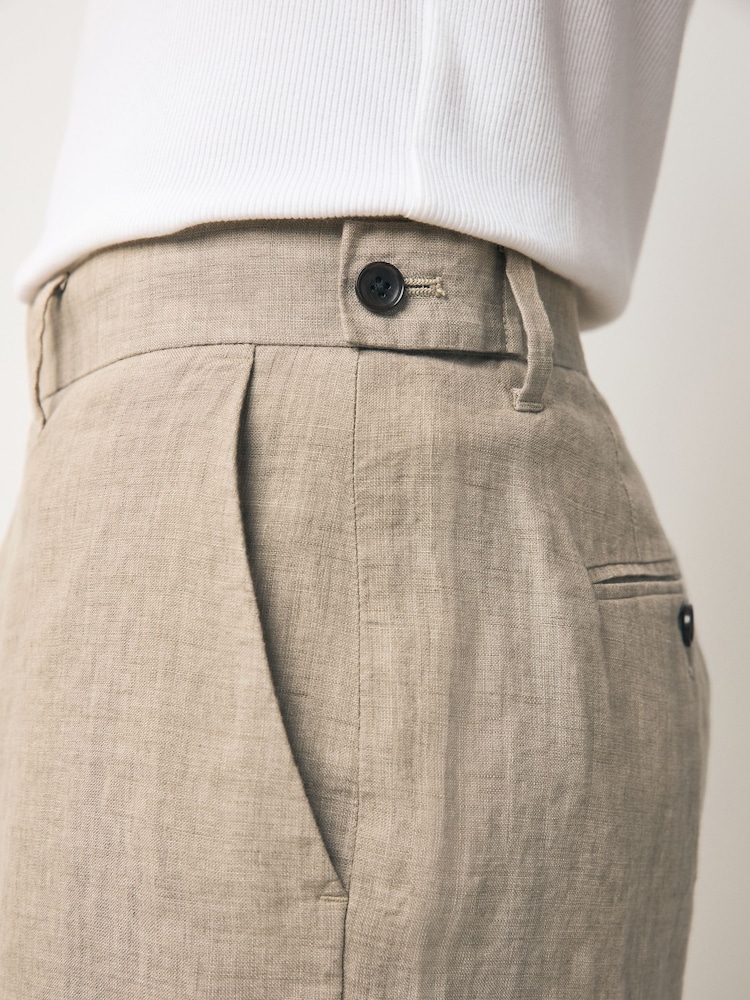 Stone 100% Linen Chinos - Image 5 of 11