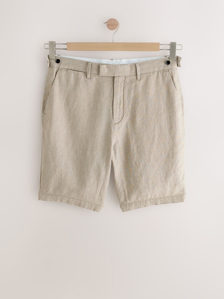 Stone 100% Linen Chinos - Image 7 of 11