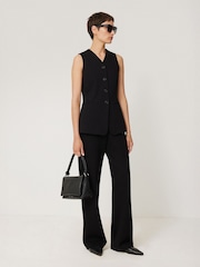 Jigsaw Black Jersey Blake Trousers - Image 4 of 7