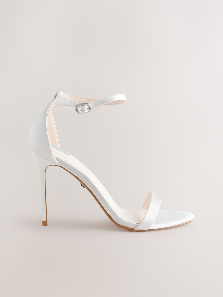 Blanco - Sandalia de novia de tacón alto y punta redonda para boda de Forever Comfort® - Imagen 2 de 5 Blanco - Sandalia de novia de tacón alto y punta redonda para boda de Forever Comfort® - Imagen 2 de 5