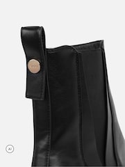 Simmi London Black Tyler Block Heel Chelsea Boots - Image 3 of 4
