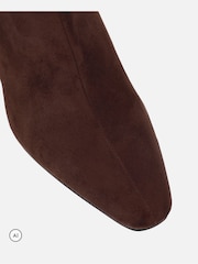 Simmi London Brown Peter Heeled Ankle Boots - Image 4 of 4