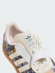 adidas Originals White Liberty Samba Comfort Closure Elastic Lace Shoes - Image 5 of 5