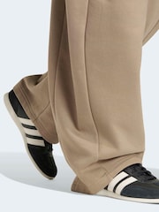 adidas Cream Essentials Contemporary Fleece Barrel Joggers - Image 4 of 6
