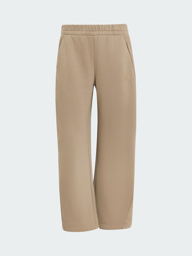 adidas Cream Essentials Contemporary Fleece Barrel Joggers - Image 6 of 6 adidas Cream Essentials Contemporary Fleece Barrel Joggers - Image 6 of 6