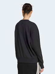 adidas Seasonal Essentials Satin V-Neck Sweatshirt - Image 2 of 6