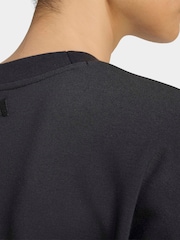 adidas Seasonal Essentials Satin V-Neck Sweatshirt - Image 5 of 6