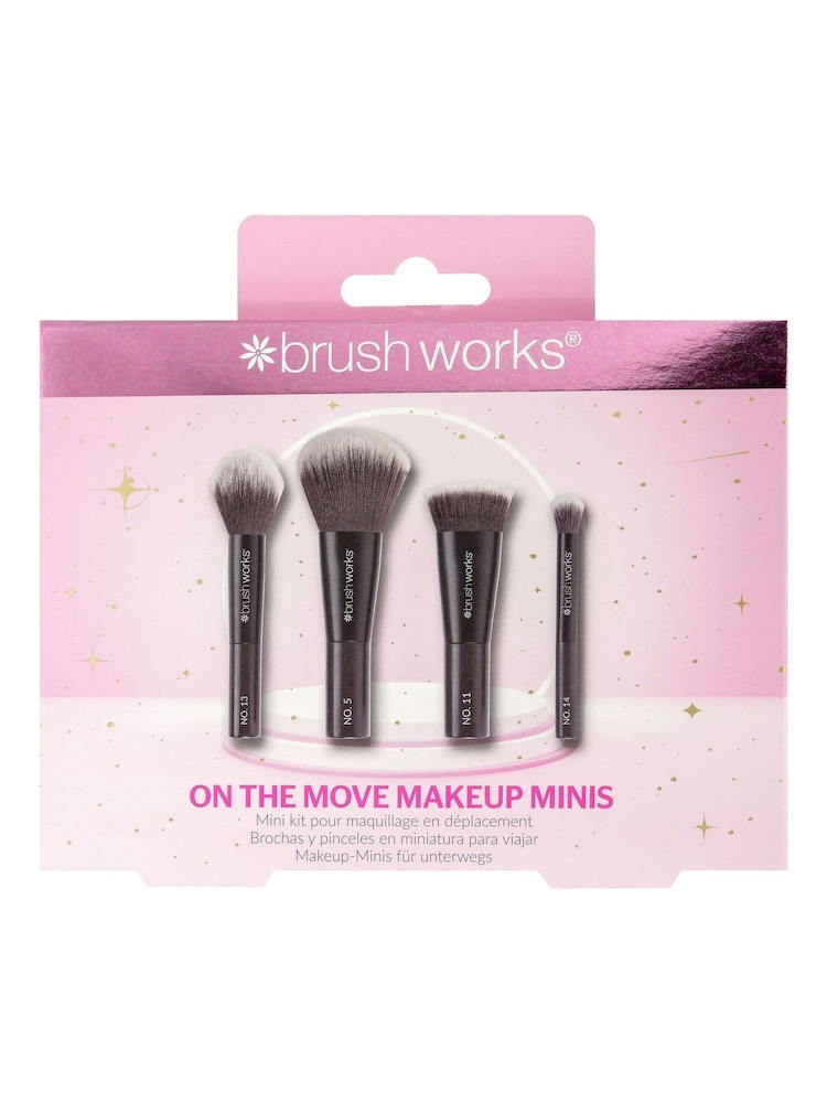 Brush Works On The Move Mini Makeup Brush Set (Worth £15) - Image 1 of 3