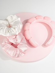 Brush Works Head In The Clouds Headband & Scrunchie Set (Worth £15) - Image 4 of 4