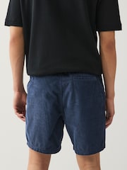Blue 100% Cotton Corduroy Dock Shorts - Image 3 of 10