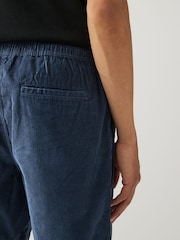 Blue 100% Cotton Corduroy Dock Shorts - Image 6 of 10