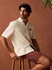 Rust 100% Cotton Corduroy Dock Shorts - Image 4 of 10