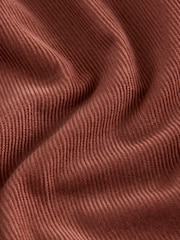 Rust 100% Cotton Corduroy Dock Shorts - Image 8 of 10