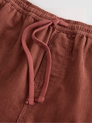 Rust 100% Cotton Corduroy Dock Shorts - Image 9 of 10