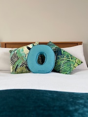 Personalised Embroidered Letter Cushion by Jonnys Sister - Image 2 of 4