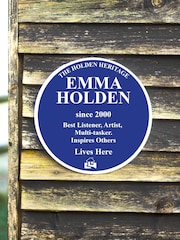 Personalised Blue Heritage Plaque by Jonnys Sister - Image 3 of 4